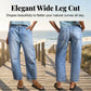 👖 Damen-Jeans Hohe Taille, verkürzt & weit ✨ Trendiger Style für Alltag & Freizeit 💥