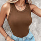 💥62% Rabatt 🎀Geripptes Tanktop mit integriertem BH für Frauen🌸ideal für Alltag, Freizeit und Sommer🌊