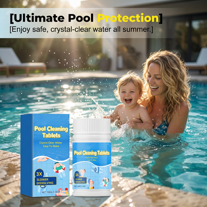 🏊‍♂️🧼 Langsam lösende Pool-Reinigungstabletten – entfernt Gerüche & Flecken ⚡🧴 für kristallklares Wasser ohne Chlorgeruch