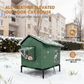 🏠 Wasserdichtes Outdoor-Katzenhaus – erhöht, zerlegbar & klappbar – ideal für verwilderte Katzen, Garten & Balkon – wetterfest & flexibel🐾💤