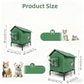 🏠 Wasserdichtes Outdoor-Katzenhaus – erhöht, zerlegbar & klappbar – ideal für verwilderte Katzen, Garten & Balkon – wetterfest & flexibel🐾💤