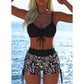 ⏰ Damen Bikini Set – Kordel-Top & Boyshorts, verschiedene Designs – Perfekt für Strand & Pool – bequem, anpassbar & sommerlich leicht 🌊