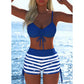 ⏰ Damen Bikini Set – Kordel-Top & Boyshorts, verschiedene Designs – Perfekt für Strand & Pool – bequem, anpassbar & sommerlich leicht 🌊