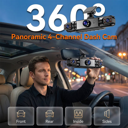 🔥56 % Rabatt 🚘🎥360°-Dashcam mit 1080P HD-Aufnahme – lückenlose Überwachung für Ihr Fahrzeug