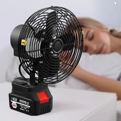 Wiederaufladbarer, tragbarer, kabelloser Campingventilator für den Außenbereich