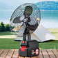 Wiederaufladbarer, tragbarer, kabelloser Campingventilator für den Außenbereich