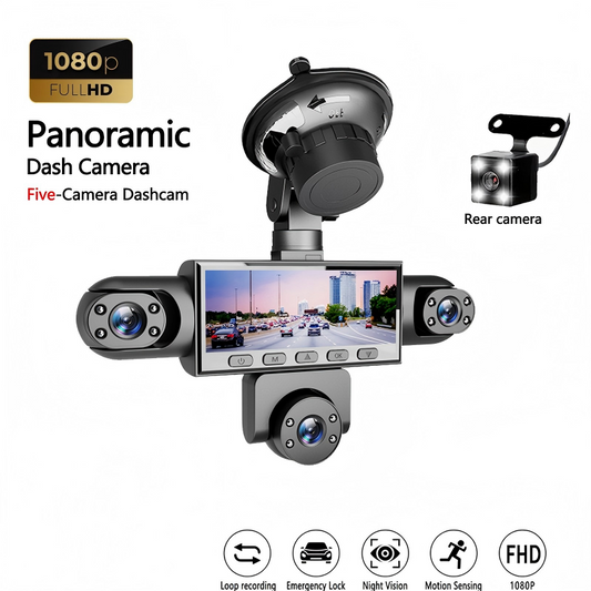 📹 HD 1080P Dashcam mit mehreren Objektiven und Nachtsicht! Mehrere Linsen, klare Sicht bei Tag & Nacht. 🔥✨