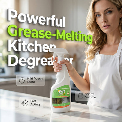 🔥 Hochleistungs-Küchenentfettungsspray – Entfernt hartnäckigen Fett & Rückstände – Ideal für Herd, Backofen & Dunstabzugshaube 🏠