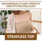 💐Stützende Bandeau-BH – Bügelloser Halt, nahtloses Trägerlos-Design, weiches Stretchmaterial, rutschfestes Silikonband, bequem für den Alltag & Sommeroutfits✨