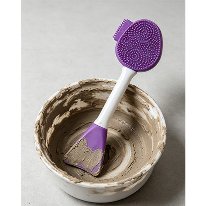 ⏳Zeitlich begrenztes Angebot⏰ 2-in-1 Silikon-Gesichtsmasken-Pinsel & Reiniger – Weich & hygienisch – Perfekt zum Auftragen von Masken oder zur sanften Reinigung – nicht porös, leicht zu reinigen & wiederverwendbar ✨🌸