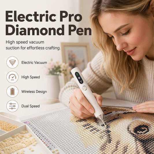 🖊️ Elektrischer Diamantstift, Spezialwerkzeug für Diamantmalerei und DIY-Bastelarbeiten