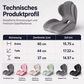 🪑  Ergonomisches Sitzkissen aus Memory-Schaum – Integrierte Rückenstütze, orthopädisch & vielseitig – Ideal für Bürostuhl, Auto & Homeoffice ✨