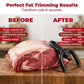 🍖 Perfekt für den Grillabend: Handlicher Fetttrimmer – magere Steaks im Handumdrehen