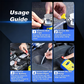 🔧 Tragbare 12V-Ölablasspumpe – Kupfermotor, inkl. Schläuche & Box – Ideal für Motor- & Getriebeölwechsel 🚗
