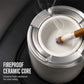 Drehbarer Keramik-Aschenbecher fürs Auto – geruchsdicht, feuerfest & passgenau für 99 % aller Becherhalter 🚬✨
