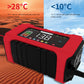 ⚡ Intelligentes KFZ-Batterieladegerät 12V 6A – 9 Stufen & Impulsreparatur – LCD-Farbdisplay für Blei-Säure-Batterien 🚗