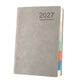 🔥✨ 2027 Minimalistisches A5 Notizbuch als Tagesplaner aus Premium PU-Leder (365 Tage)