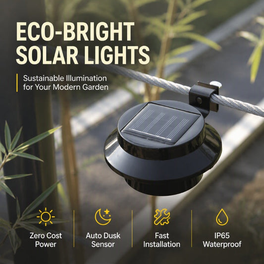 ☀️✨ Solarleuchten für Außen – stromsparend, langlebig und die ganze Nacht für stimmungsvolle Beleuchtung 🌙🏡