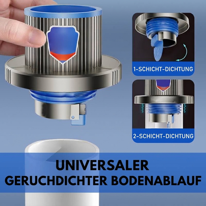 🚿 Universeller geruchsdichter Bodenablauf – stoppt Gerüche, Insekten & Rückstau zuverlässig! 🛡️✨