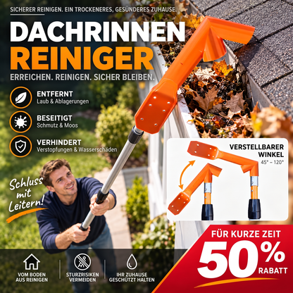 🧽🍂Dachrinnenreinigungswerkzeug ohne Klettern