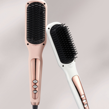 💇 2-in-1 Haarbürste mit Wärmeregelung! Glätten, Formen & Volumen in einem Schritt, PTC-Heizelement – glattes Finish ohne Ziepen. ✨