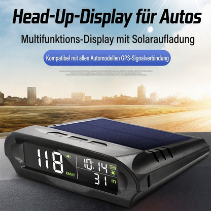 🎉Solar-Auto-GPS-Head-Up-Display