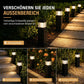 🏡 Solarbetriebene Deko-Leuchte für Garten & Terrasse, warmes Licht, kabellos & wetterfest