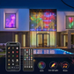 💡KOSTENLOSER VERSAND! 🪟Wasserdichte LED-Vorhang-Lichterkette – App-Steuerung, Musik-Synchro & individuelle Lichtkunst – Perfekt für Partys, Garten & jeden Raum ✨
