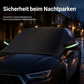 ⏰Magnetische Auto-Frontscheibenabdeckung, verdickt, wasserdicht – Sonnenschutz und Schneeschutz mit reflektierenden Streifen
