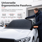 ⏰Magnetische Auto-Frontscheibenabdeckung, verdickt, wasserdicht – Sonnenschutz und Schneeschutz mit reflektierenden Streifen