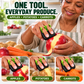 Ergonomischer Zwei-Finger-Schäler für Obst und Gemüse
