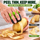 Ergonomischer Zwei-Finger-Schäler für Obst und Gemüse
