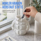 💥3D-gedruckter Puffer-Stiftehalter, auslaufsig abstrakter Desktop-Becher und Schreibwaren-Organizer für Studenten