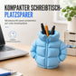 💥3D-gedruckter Puffer-Stiftehalter, auslaufsig abstrakter Desktop-Becher und Schreibwaren-Organizer für Studenten
