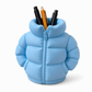 💥3D-gedruckter Puffer-Stiftehalter, auslaufsig abstrakter Desktop-Becher und Schreibwaren-Organizer für Studenten