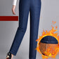 Damen-Jeans mit Seitentaschen und elastischer Taille